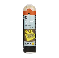 Marking spray, all weather, oranje, 500ml, Mercalin