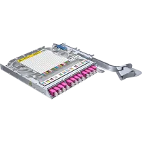 LISA fibertray, OM4, 12x LC/PC duplex, 24x pigtails, TIA, heatshrink