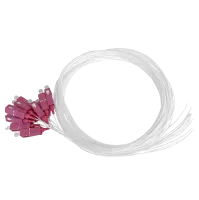 Pigtail set 12st, OM4, SC/PC, wit, 2m