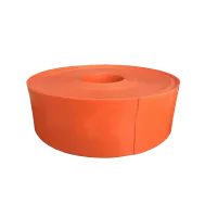 Bande de recouvrement en fibre de verre, 120x1,5mm, rouleau de 50m, orange