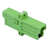 Adapter, simplex, SM, E2000/APC met flens