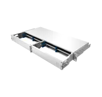 Chassis IANOS, version « lite », 8 Fois, 1U, gris, Huber+Suhner