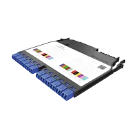 Module d'épissure IANOS, SM, 12x LC/PC duplex, 24x pigtails, TIA, Heatshrink, Huber+Suhner