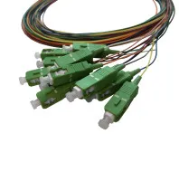 Pigtail set 12st, SM, SC/APC, gekleurd, 2m, Maunt