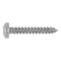 Vis à tête bombée 4,0 x 16 mm, acier inoxydable, 200 pièces