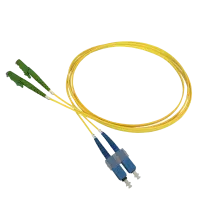 Jarretière optique duplex SM, E2000/APC-SC/PC, 2.0mm, 6m
