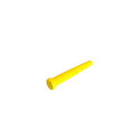 Bouchon en caoutchouc, 3,5 mm, sachet de 500 pièces, jaune, Maunt