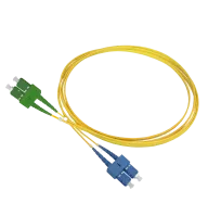 Patchkabel duplex SM, SC/APC-SC/PC, 1.8mm, 2m