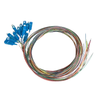 Pigtail set 12st, SM, SC/PC, gekleurd, 2m