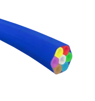 Microtube 7x14/10mm, bleu