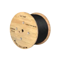 Câble microconduit, 144 voies, SM, G.657A1, 200um, 7.6mm, noir