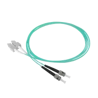 Patchkabel duplex OM3, SC/PC-ST/PC, 1.8mm, 1m