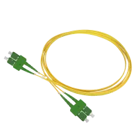 Jarretière optique duplex SM, SC/APC-SC/APC, 1.8mm, 8m