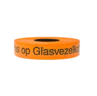 Waarschuwingslint glasvezel, 40x0.11mm, rol 250m, oranje