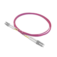 Jarretière optique duplex OM4, LC/PC-LC/PC, 1.8mm, 7m