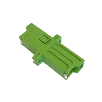 Adapter, simplex, SM, E2000/APC met flens