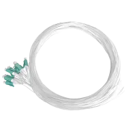 Pigtail set 12st, OM3, LC/PC, wit, 2m