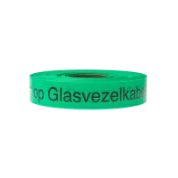 Ruban avertisseur en fibre de verre, 40x0,11mm, rouleau de 250m, vert