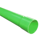 Tuyau en PVC, 110mm, 5m, vert