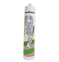 Mastic acrylique, 310ml, blanc