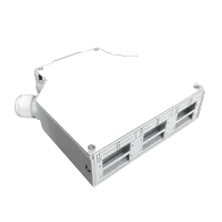 DIN Rail, 6-voudig, SC duplex adapters