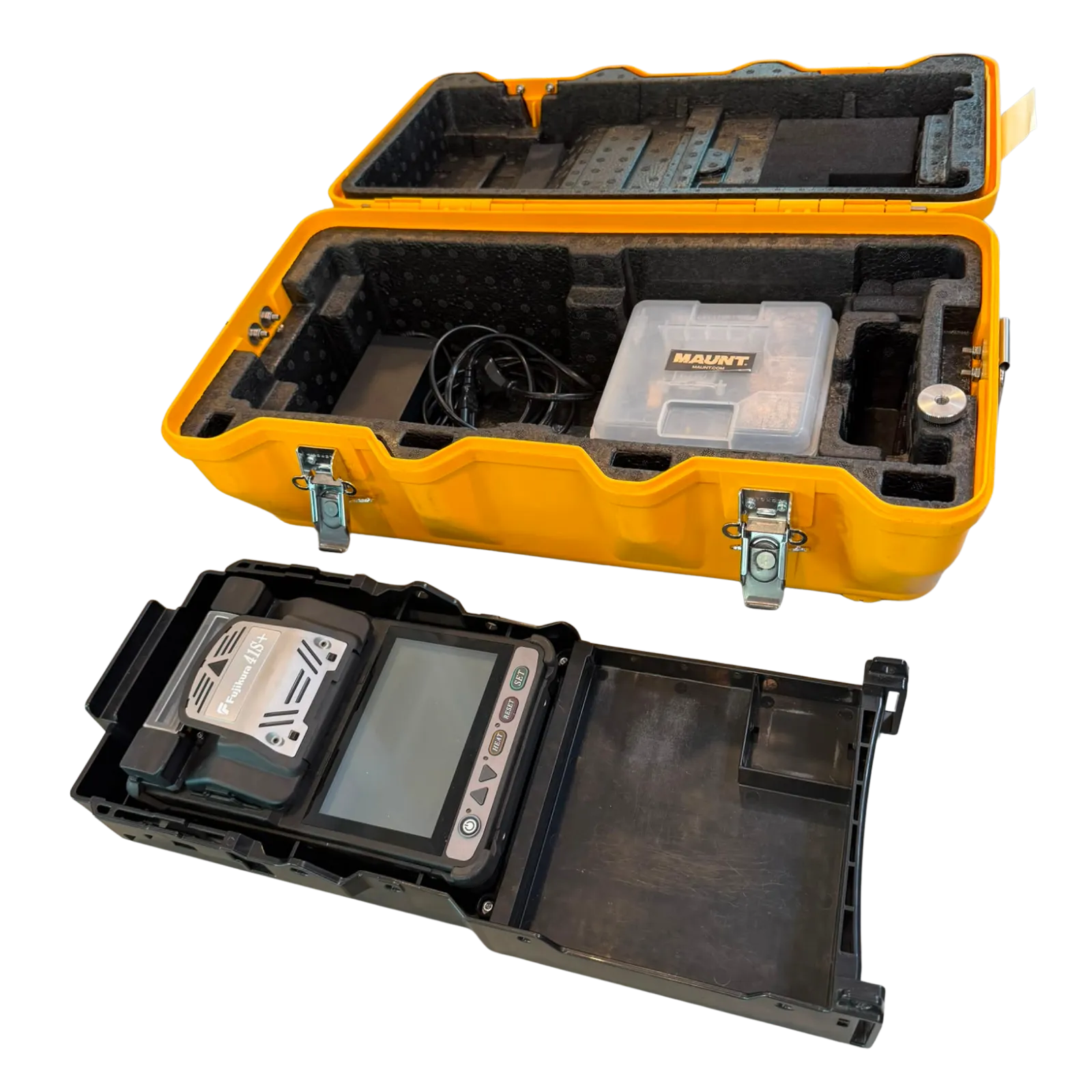Tweedehands lasapparaat, 41S+, 1419 lassen, bouwjaar 2022, inclusief CT-50 cleaver, Fujikura