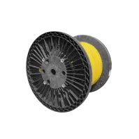 Optipack câble intérieur, LSZH, CPR B2ca, 48-voies, 4x12F, SM, G.657A2, 250um, 6.6mm, jaune, Huber+Suhner