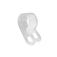 Clip en P, 3/8 pouce, épaisseur du clip 1.4mm, transparent, sachet de 100pcs