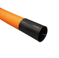 Tuyau flexible en PE, 110mm, rouleau de 50m, orange