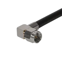 Connector, haaks, 50 Ohm, SMA/male, Huber+Suhner (16 SMA-50-4-77/133NE)