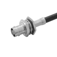 Connecteurs, cloison droite, 50 Ohm, BNC/femelle, Huber+Suhner (24 BNC-50-4-10/133NE)