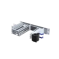 LISA chassis, 2HE, grijs