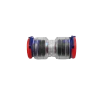 Connector, recht, 4/2.5mm