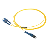 Jarretière optique duplex SM, LC/PC(uni)-SC/PC, 2.0mm, 4m