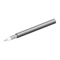 Coax kabel, 50 Ohm, Radox RF 400, zwart Huber+Suhner